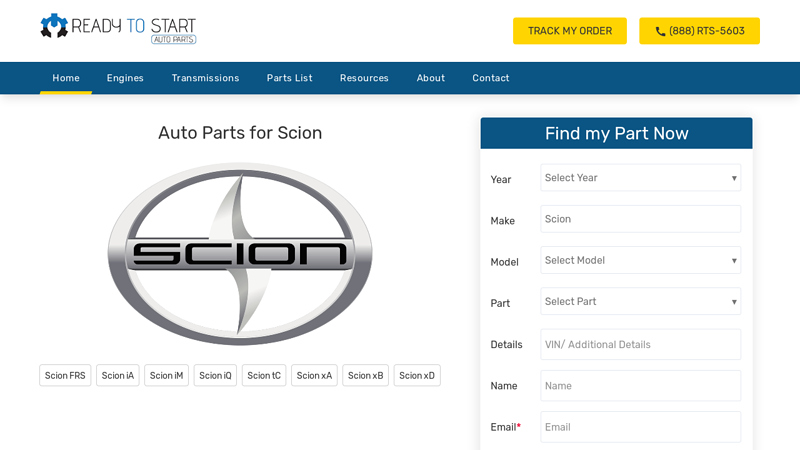 Scion scion tc auto parts