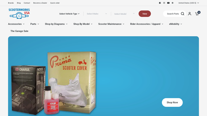 Scooterworks USA honda zoomer performance parts