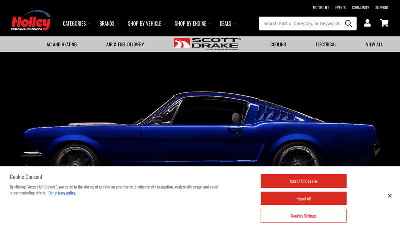Scott Drake 1966 ford mustang auto parts