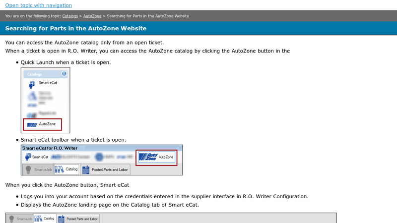 Searching for Parts in the AutoZone Website auto zone part search
