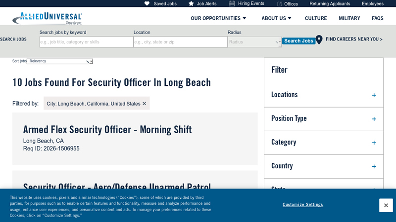 Security Officer Jobs in Long Beach at Allied Universal allied auto parts in fremont california