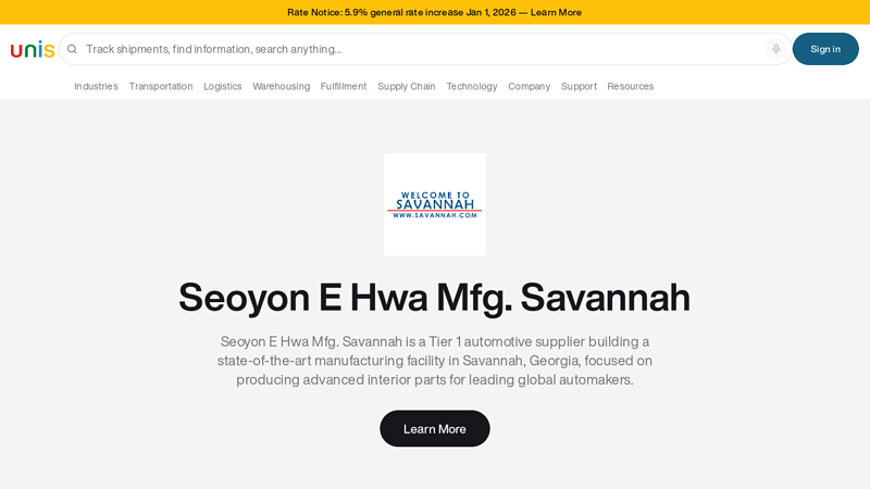 Seoyon E Hwa Mfg. Savannah car parts savannah ga