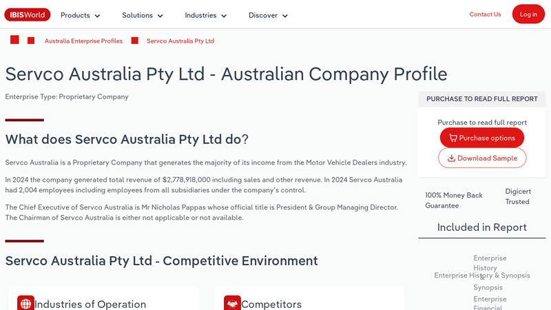 Servco Australia Pty Ltd toyota servco parts