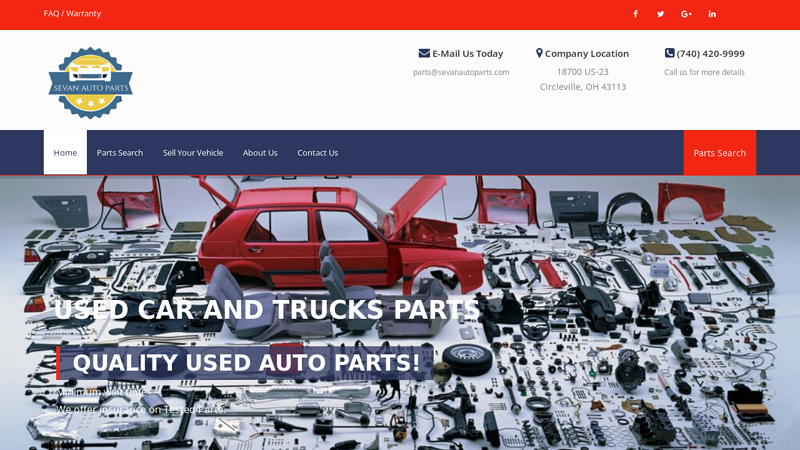 Sevan Auto Parts pull and save auto parts
