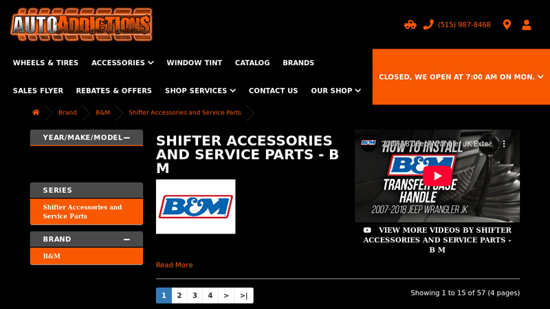 Shifter accessories and service parts b&m auto parts