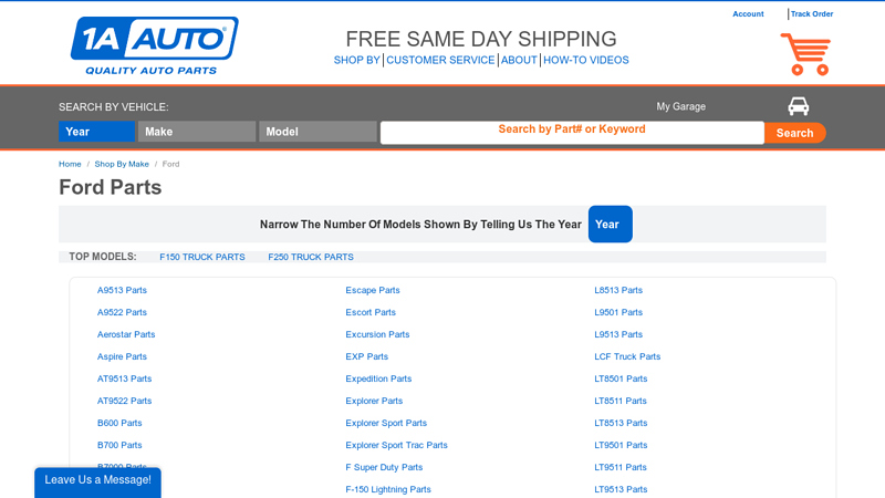 Shop Aftermarket & OEM Ford Parts 2nd hand ford parts