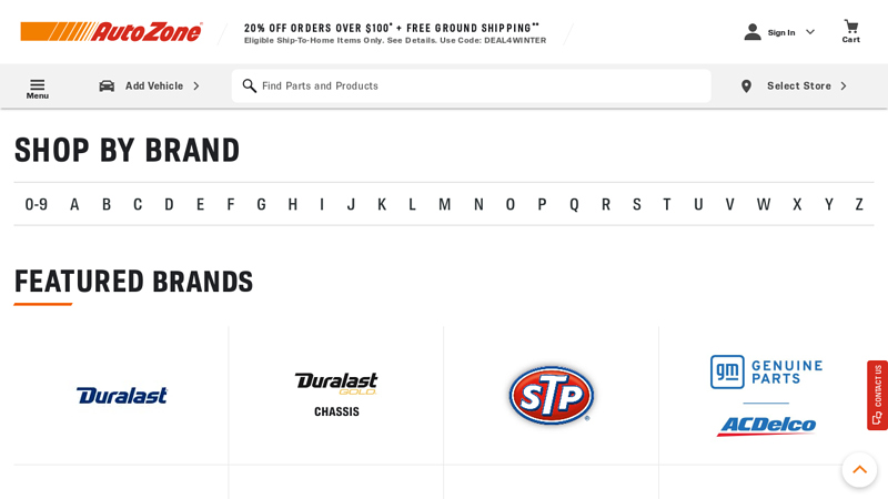 Shop by Brand auto parts by me