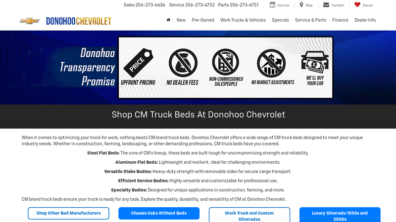 Shop CM Truck Beds At Donohoo Chevrolet cm truck bed parts
