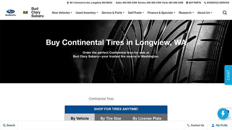 Shop Continental Tires in Longview, WA auto parts longview wa