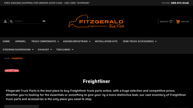 Shop Freightliner Products freightliner truck parts catalog