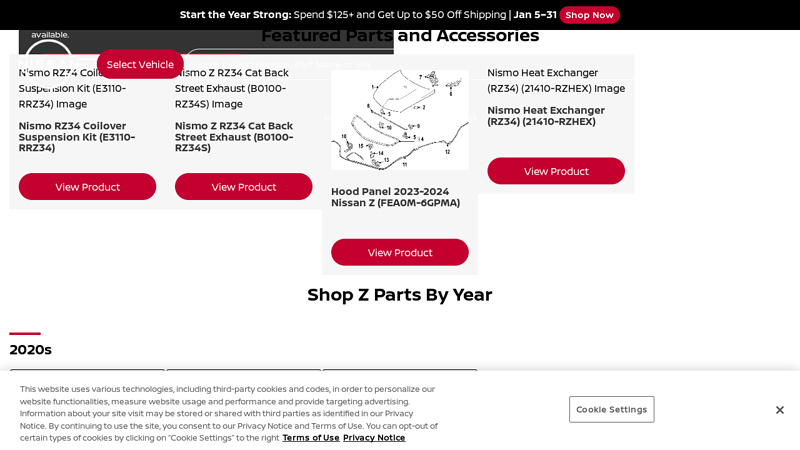 Shop Genuine OEM Parts and Accessories For All Nissan Z Models nissan z car parts