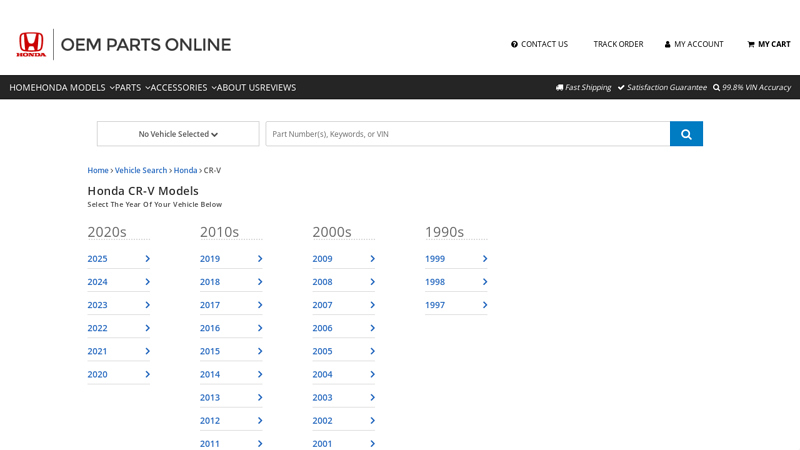 Shop Honda CR honda cr-v parts