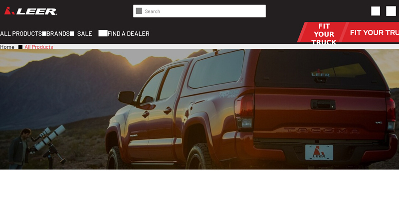 Shop Truck Caps, Tonneaus, Exterior Truck Accessories leer truck cap parts