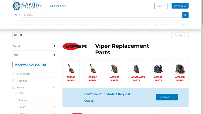 Shop Viper Spare Parts viper auto scrubber parts