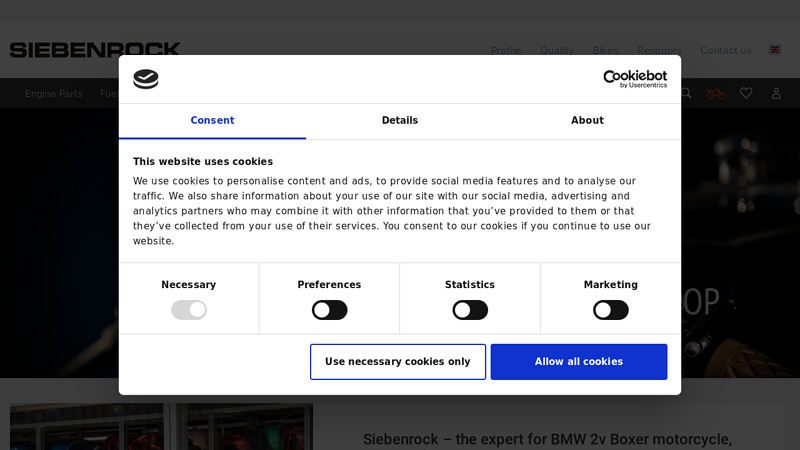 Siebenrock - Expert for your BMW 2V Boxer motorcycle bmw motorad parts