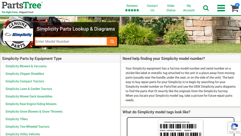 Simplicity Parts by Equipment simplicity lawn tractor parts