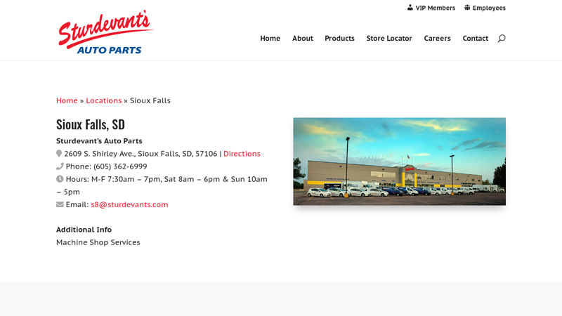 Sioux Falls Auto Parts auto parts store sioux falls