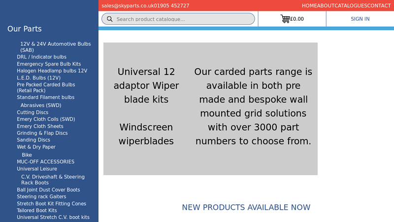 SkyParts car parts worcester