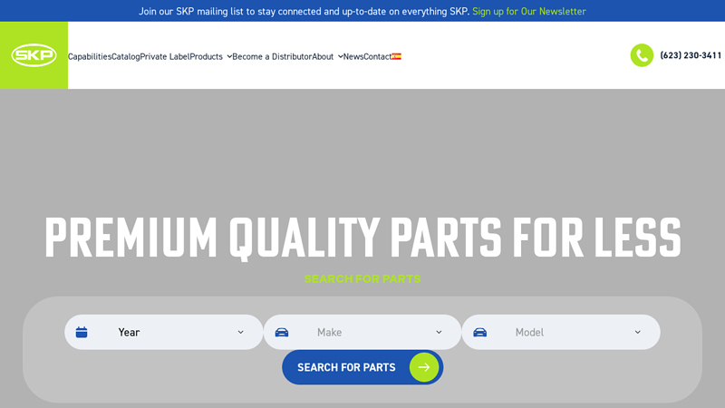 Skyward Automotive Products perfect fit auto parts