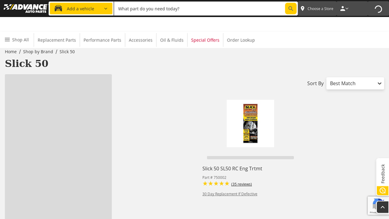 Slick 50 advance auto parts athens