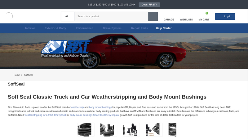 Soffseal weather strip car parts