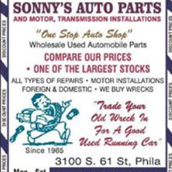 Sonny'S Auto Parts guide