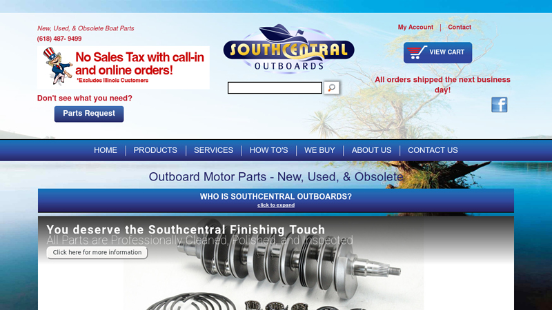 Southcentral Outboards vintage boat motor parts