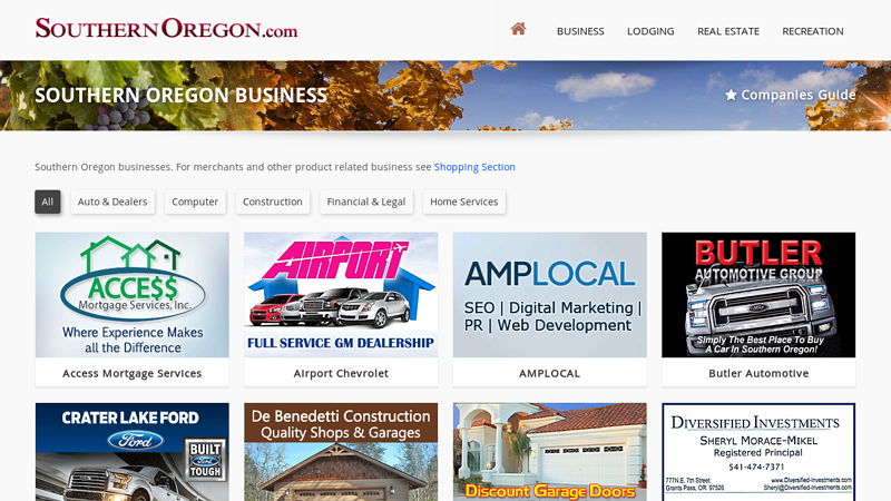 Southern Oregon Businesses auto parts medford oregon