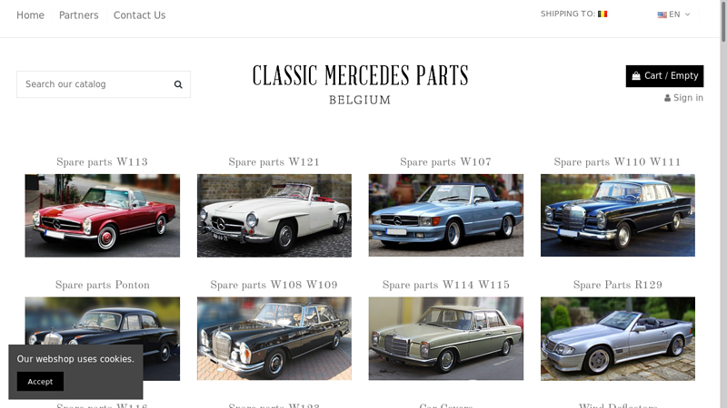Spare Parts for Classic Mercedes classic mercedes car parts