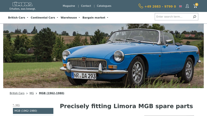 Spare parts for MGB (1962 mgb car parts
