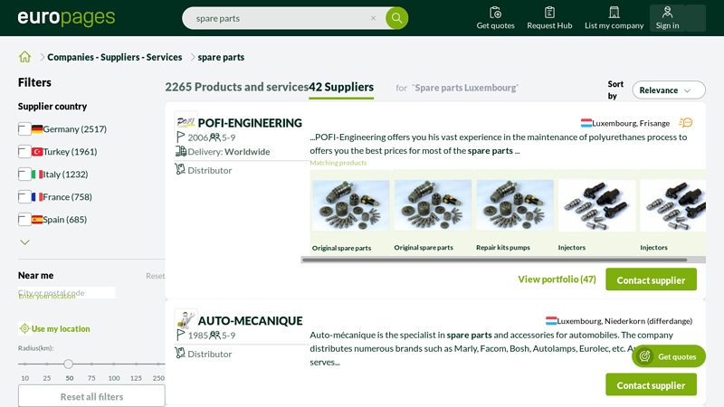 Spare parts Luxembourg autorally auto parts