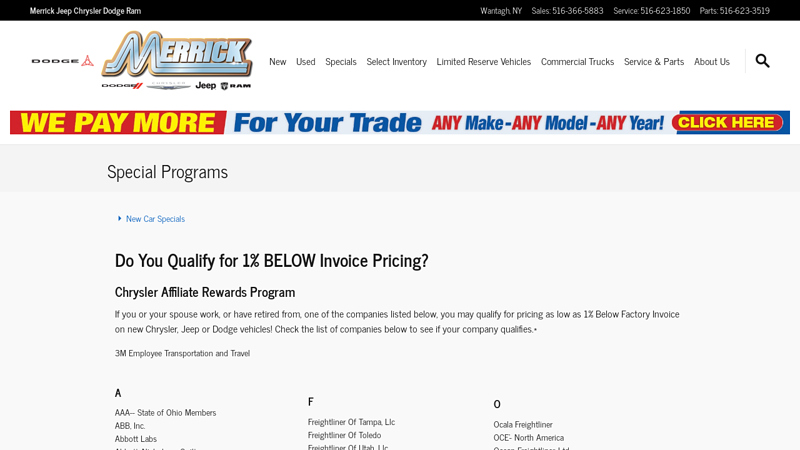 Special Programs Long Island, NY inland truck parts okc ok