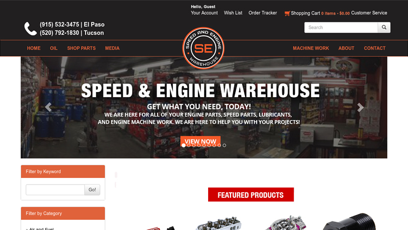 Speed & Engine Warehouse used car parts tucson