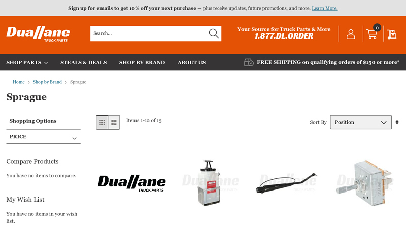 Sprague sprague auto parts inc