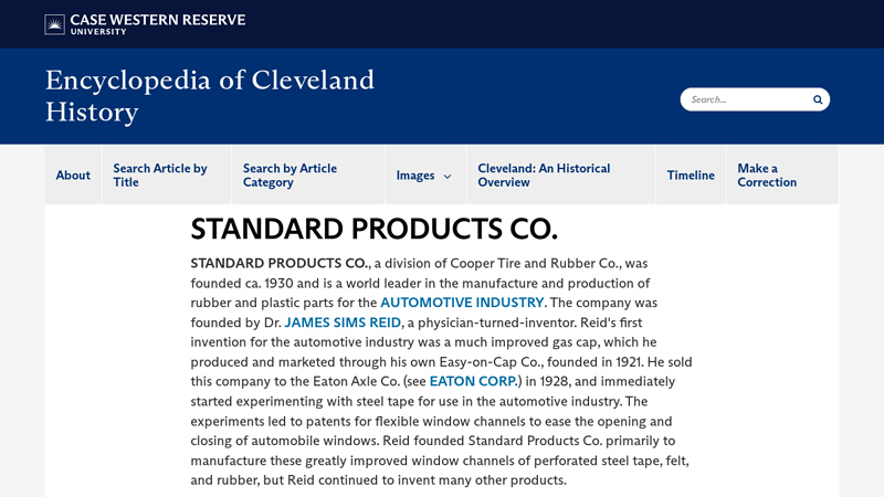 STANDARD PRODUCTS CO. std auto parts