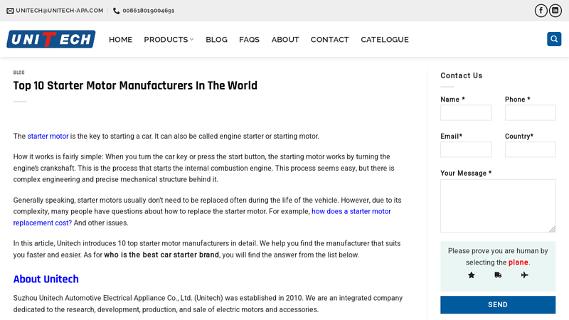 Starter Motor Manufacturers starter motor parts