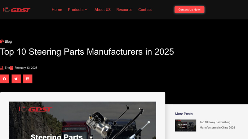 Steering Parts Manufacturers in 2025 tyrod car part