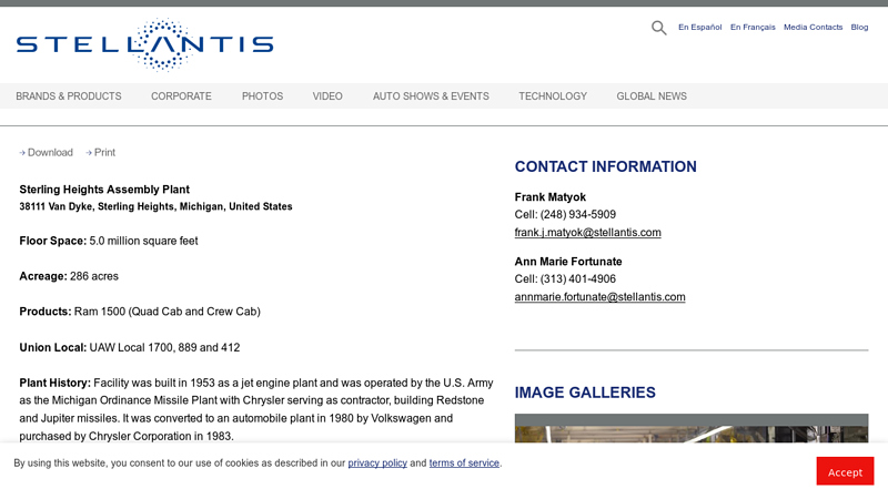 Sterling Heights Assembly Plant us auto parts sterling heights