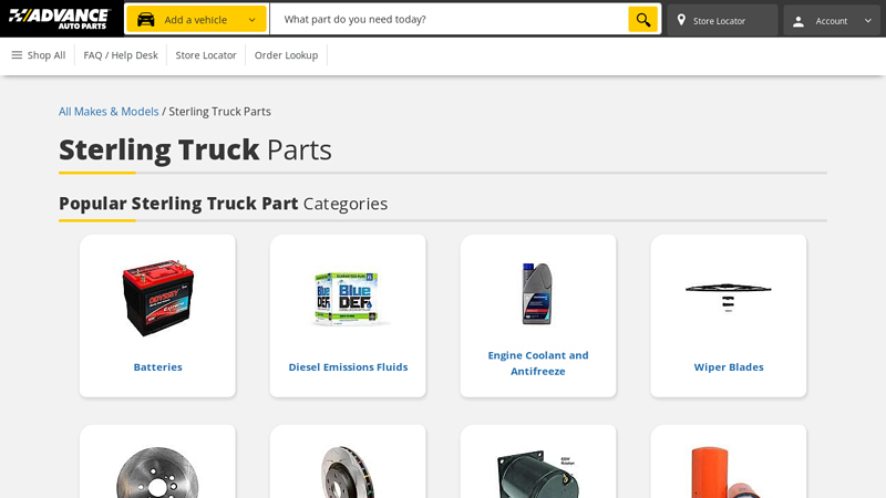 Sterling Truck Parts Catalog sterling truck parts near me