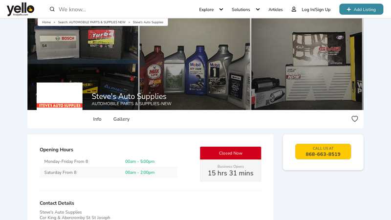 Steve's Auto Supplies steve's auto parts