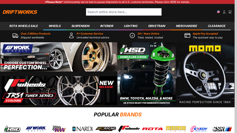Street & Race Car Parts Shop drift car parts