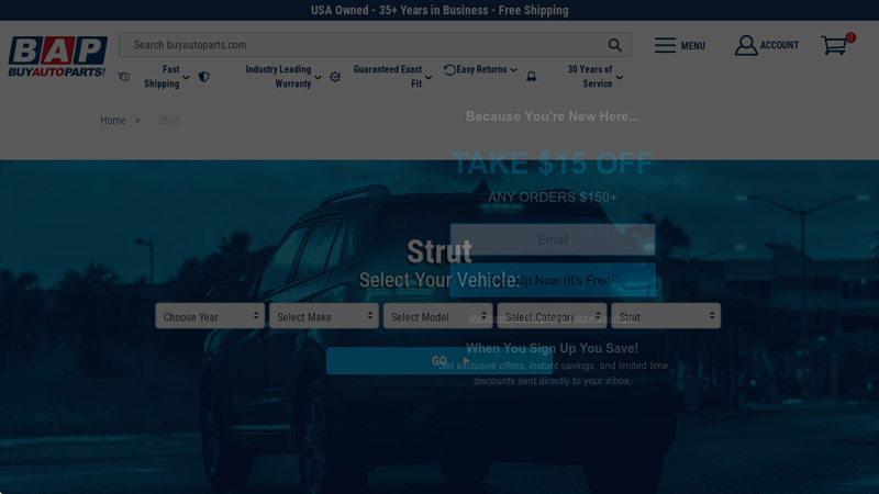 Strut strut car part