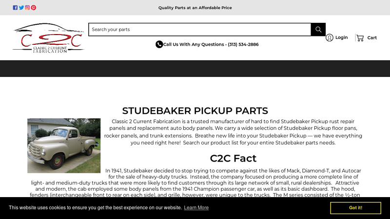 Studebaker Pickup Parts studebaker truck parts