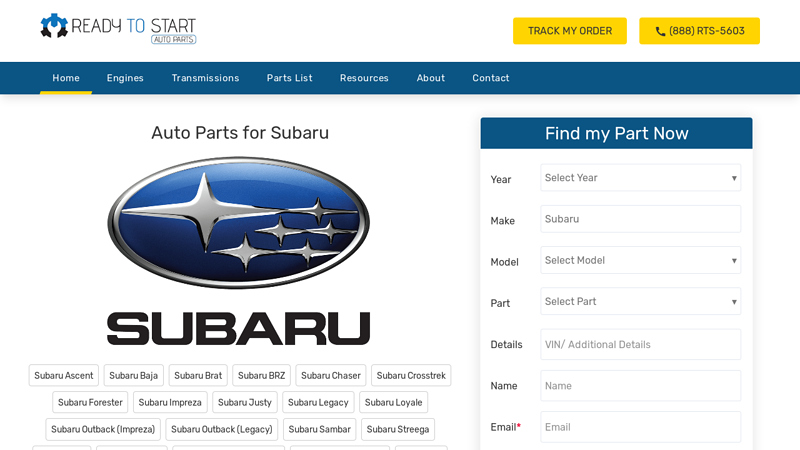 Subaru subaru legacy auto parts
