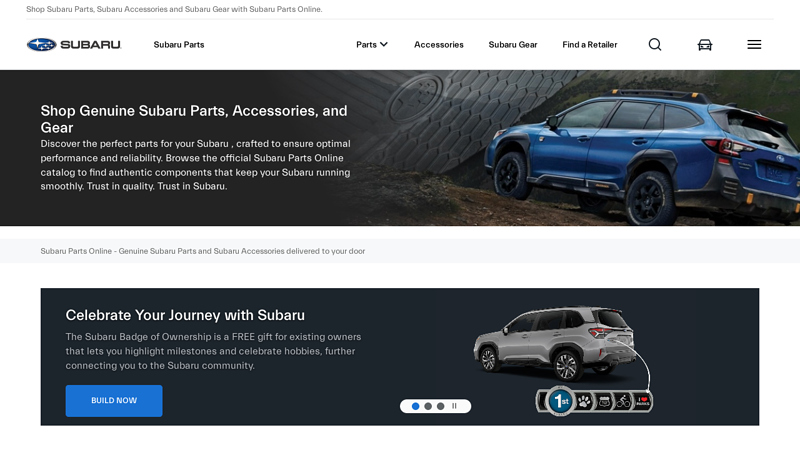 Subaru Parts Online from Subaru of America subaru car parts near me