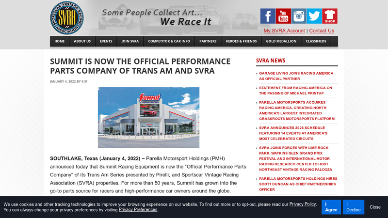 SUMMIT IS NOW THE OFFICIAL PERFORMANCE PARTS ... summit auto parts