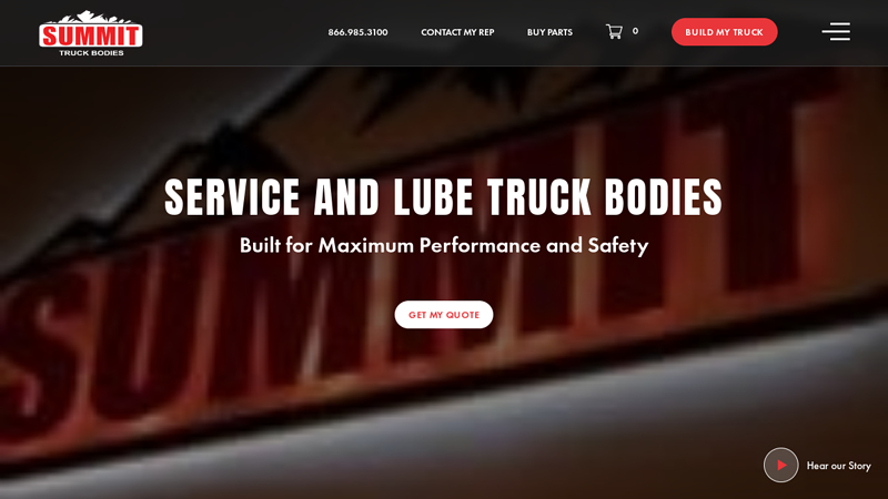 Summit Truck Bodies aftermarket truck body parts
