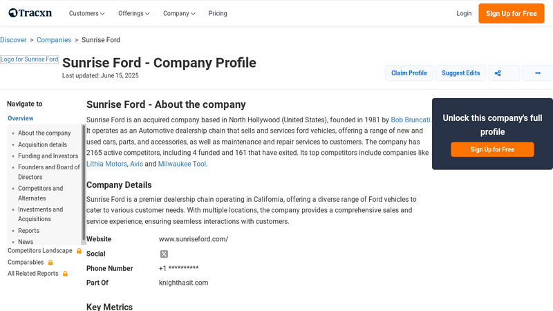 Sunrise Ford sunrise ford parts