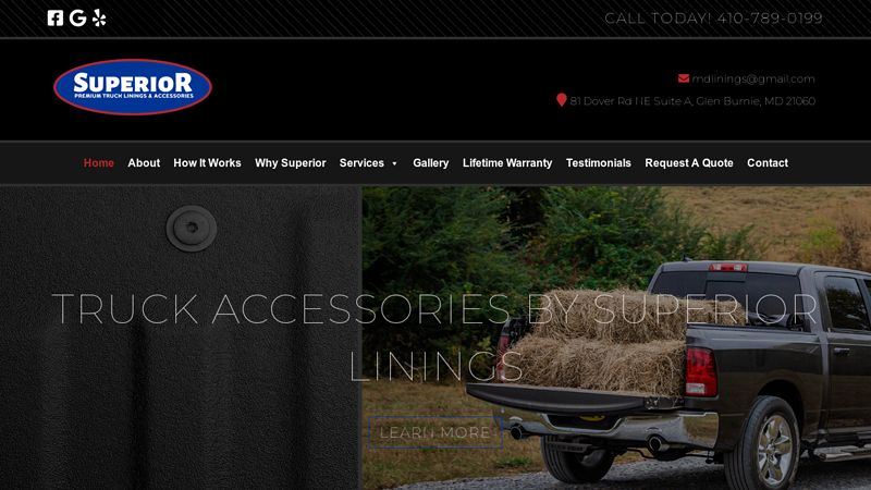 Superior Linings and Truck Accessories: Spray superior truck parts