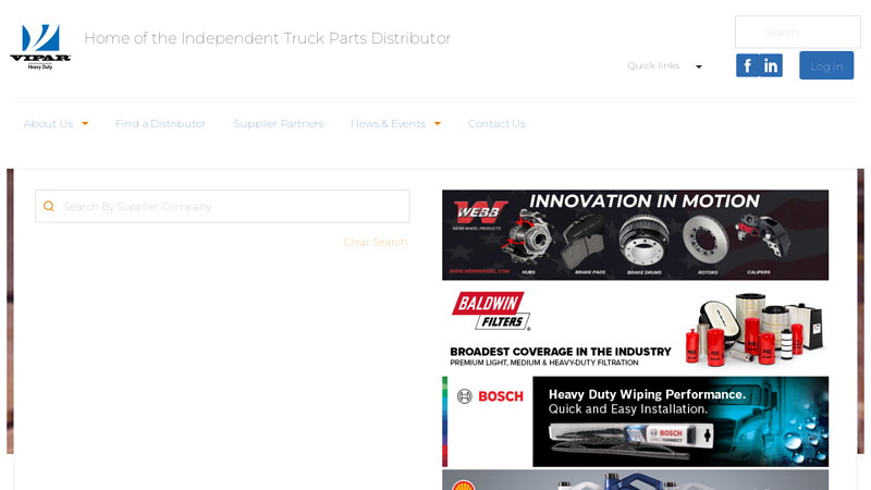 Supplier Partners heavy duty truck parts